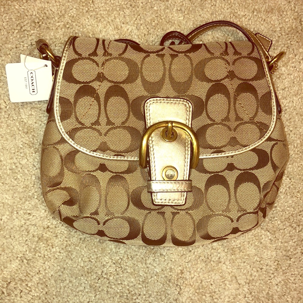 Coach signature purse